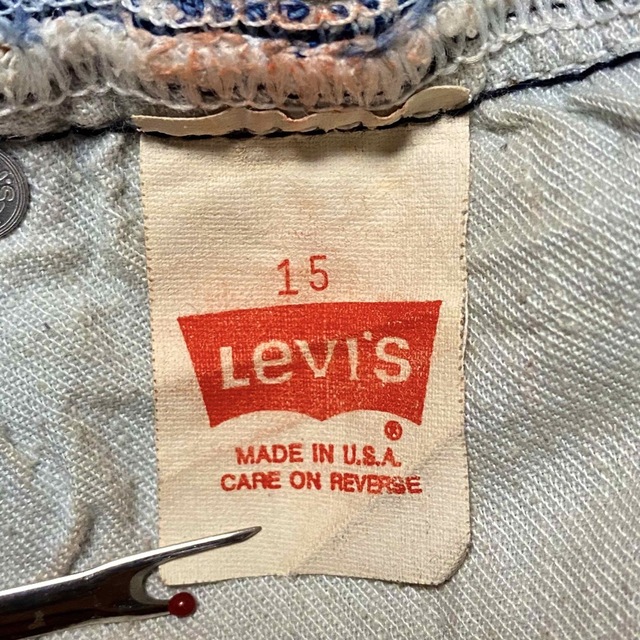 Levi's(リーバイス)の80s ビンテージ リーバイス501 ストライプ デニムパンツ ブルー USA製 メンズのパンツ(デニム/ジーンズ)の商品写真