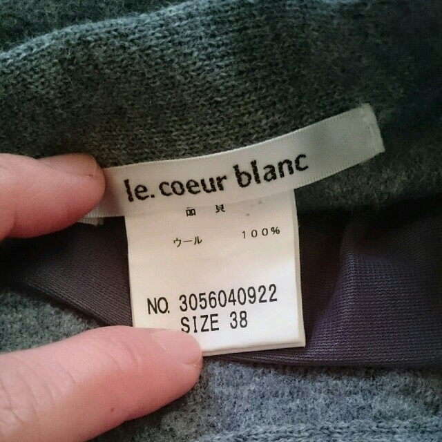 le.coeur blanc(ルクールブラン)のル.クールブラン スカート レディースのスカート(ひざ丈スカート)の商品写真