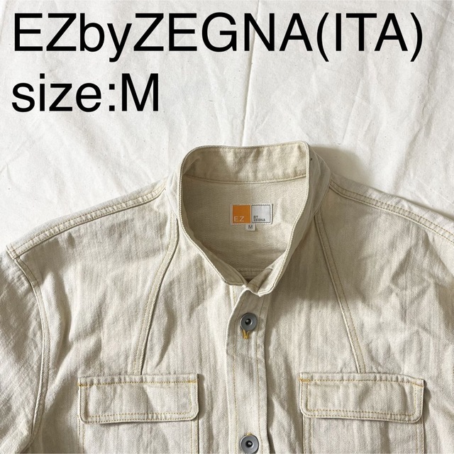 EZbyZEGNA(ITA)スタンドカラーコットンHBTジャケット