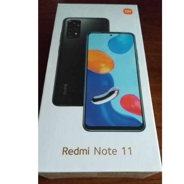 新品未開封品 Redmi Note 11 シムフリースマホ