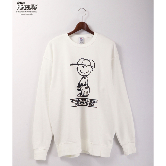 PEANUTS(ピーナッツ)のPEANUTS×JEMORGAN コラボ 裏毛スウェット クルー　美品 レディースのトップス(トレーナー/スウェット)の商品写真