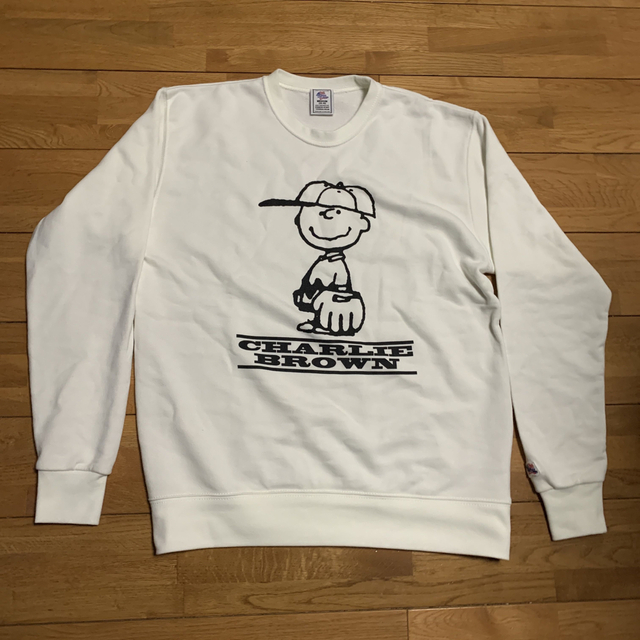 PEANUTS(ピーナッツ)のPEANUTS×JEMORGAN コラボ 裏毛スウェット クルー　美品 レディースのトップス(トレーナー/スウェット)の商品写真