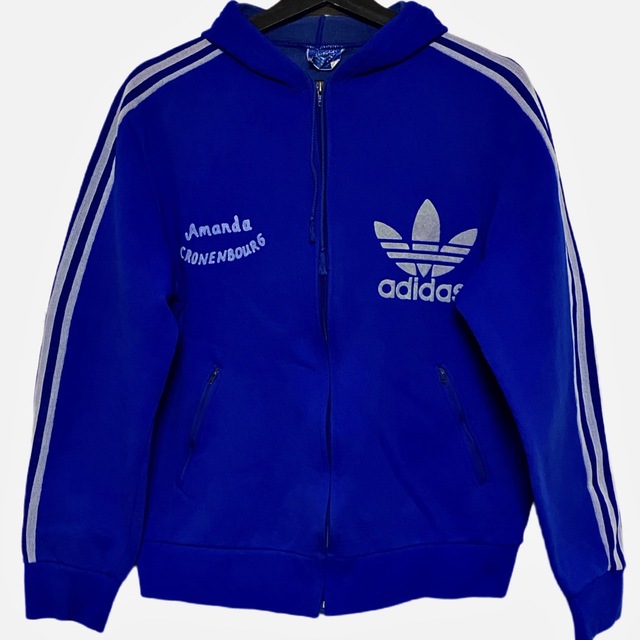 adidas(アディダス)の70s アディダス ビッグロゴ ビンテージジャージトラックジャケット フランス製 メンズのトップス(ジャージ)の商品写真