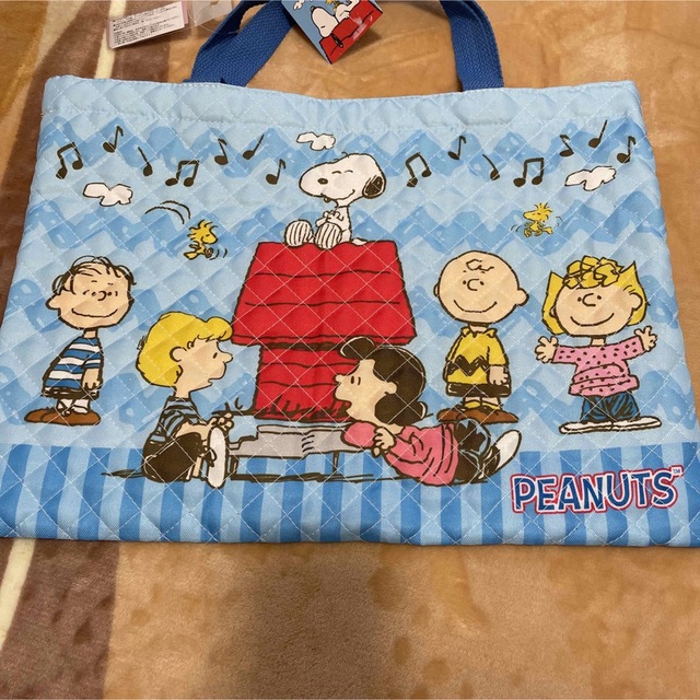 SNOOPY(スヌーピー)のレッスンバッグ、入学バッグ、入園バッグ キッズ/ベビー/マタニティのこども用バッグ(レッスンバッグ)の商品写真