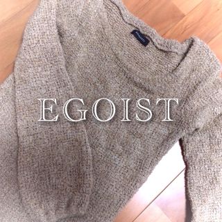 エゴイスト(EGOIST)のキャラメルニット(ニット/セーター)