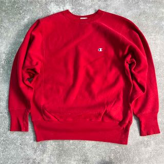 チャンピオン(Champion)の90's Champion/チャンピオン 無地 RED RWスウェット　USA製(スウェット)