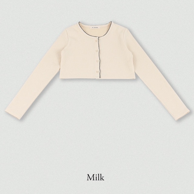 🤍Samoyed／Baby Summer Cardigan (Milk)🤍 レディースのトップス(カーディガン)の商品写真