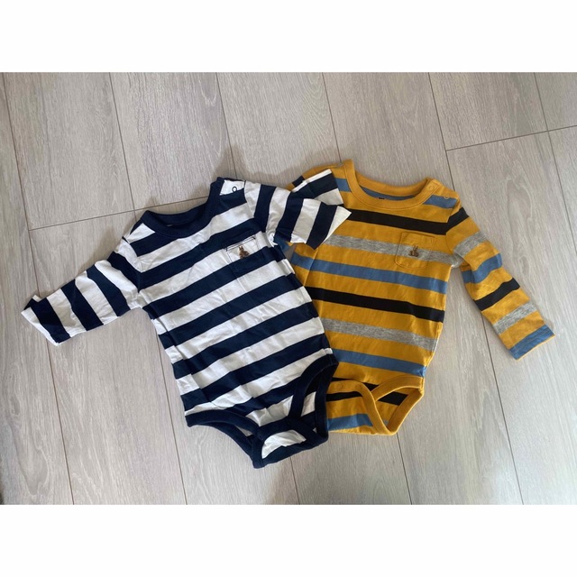 babyGAP(ベビーギャップ)の長袖ロンパース キッズ/ベビー/マタニティのベビー服(~85cm)(ロンパース)の商品写真