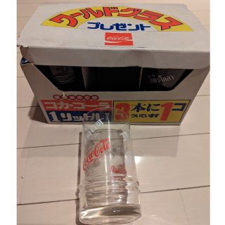 コカコーラ(コカ・コーラ)の昭和レトロ　コカ・コーラ　ワールドグラス　6個入り(グラス/カップ)