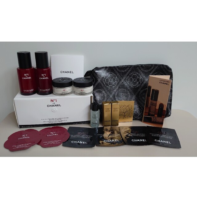 CHANEL - シャネルNo.1ドウスキンケア2セット&他サンプル&ノベルティポーチの通販