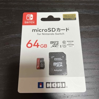 Switch　microSDカード 64GB 純正　新品未開封　値下げ(その他)