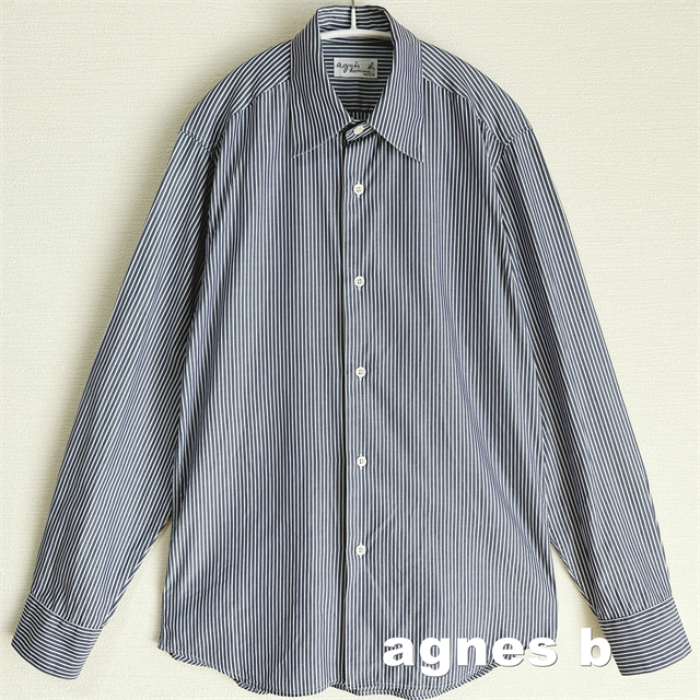 フランス製 agnes b. homme アニエスベー オム ストライプ シャツ agnes b. - 【agnes b. homme】アニエスベーオム ストライプ