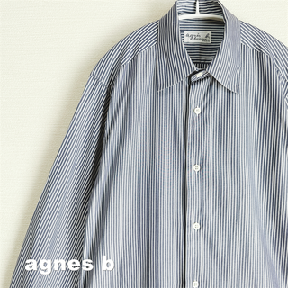 アニエスベー(agnes b.)の【agnes b. homme】アニエスベーオム ストライプ シャツ(シャツ)