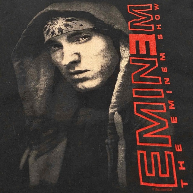 00s EMINEMエミネム ビンテージ HipHop ツアーTシャツ ブラック | www