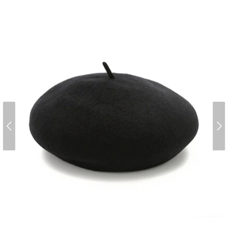 ミラオーウェン(Mila Owen)のミラオーウェン　ベレー帽　黒(ハンチング/ベレー帽)