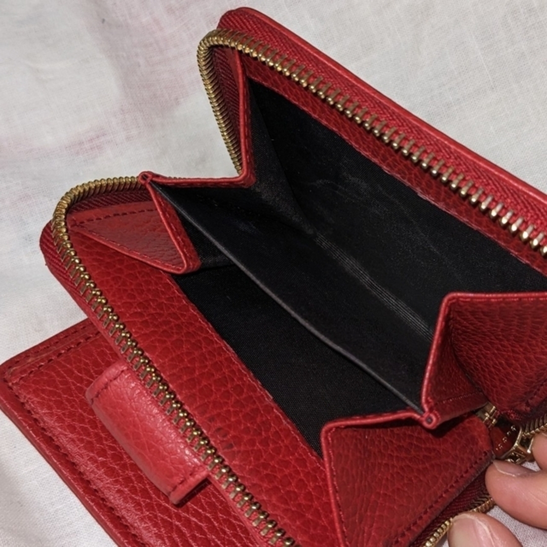 GUCCI財布 赤 二つ折り