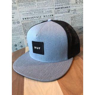 ハフ(HUF)のHUF ハフ キャップ Box Logo Trucker Hat グレー(キャップ)