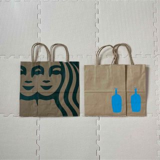 スターバックスコーヒー(Starbucks Coffee)のスタバ　ブルーボトル　ショッパー(ショップ袋)