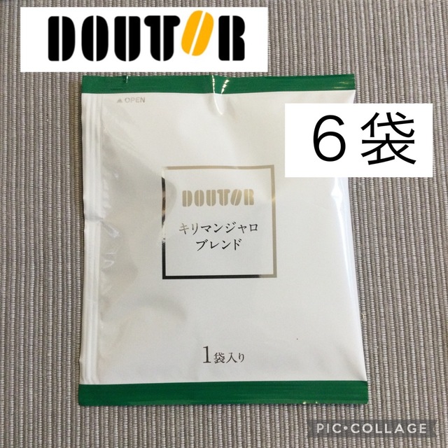 期限間近  6袋  DOUTOR COFFEE ドトールコーヒー ドリップパック 食品/飲料/酒の飲料(コーヒー)の商品写真