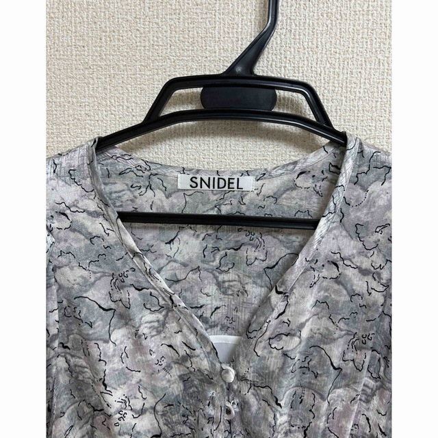 snidel 春夏 ジャガードプリントワンピース 3