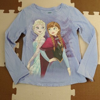 オールドネイビー(Old Navy)のオールドネイビー　アナと雪の女王　紫ロンT(Tシャツ/カットソー)