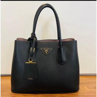 プラダ(PRADA)のプラダ　サフィアーノ　Cuir ピンク　ドゥーブレ(ハンドバッグ)