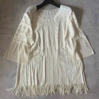 プリーツプリーズイッセイミヤケ(PLEATS PLEASE ISSEY MIYAKE)のISSEY MIYAKE PLEATS PLEASE A.poc サマーニット(カットソー(半袖/袖なし))