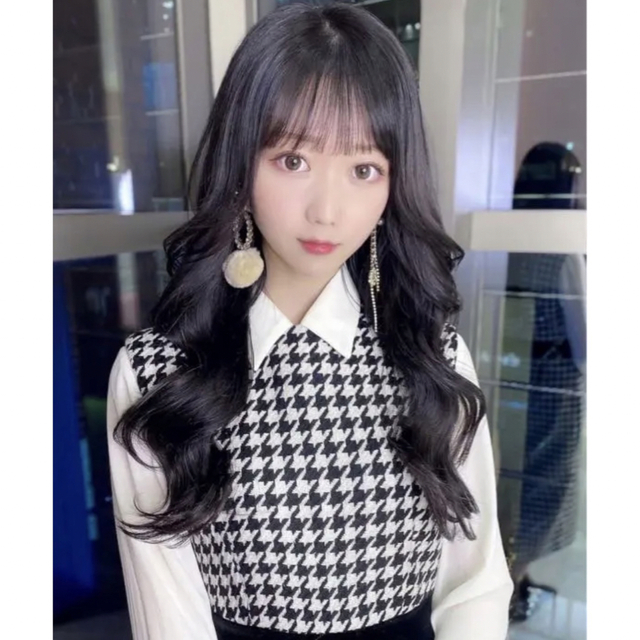 jiltu pattern dress 千鳥柄ワンピース jiltu pattern dress 千鳥柄ワンピース