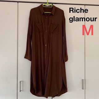 リシェグラマー(Riche glamour)のRiche glamour  リシェグラマー　ロングシャツ　M(シャツ/ブラウス(長袖/七分))