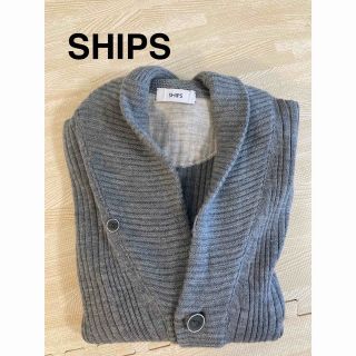 シップス(SHIPS)のSHIPS シップス　メンズ　カーディガン　グレー　春　ニット(カーディガン)