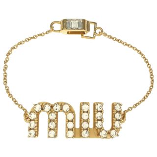 ミュウミュウ ロゴ ブレスレット/バングルの通販 28点 | miumiuの