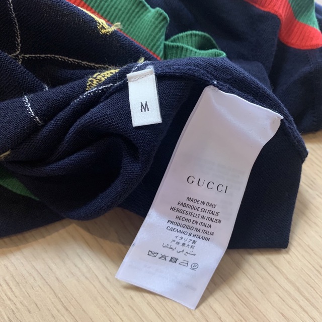 【美品タグ付き】GUCCI ニット セーター M グッチカラー