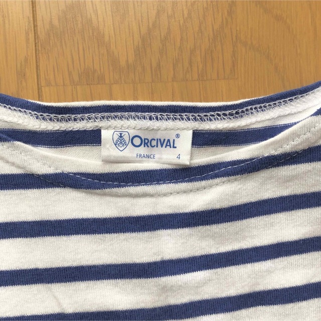 ORCIVAL(オーシバル)のORCIVAL オーシバル ボーダーTシャツ 4（95） キッズ/ベビー/マタニティのキッズ服男の子用(90cm~)(Tシャツ/カットソー)の商品写真