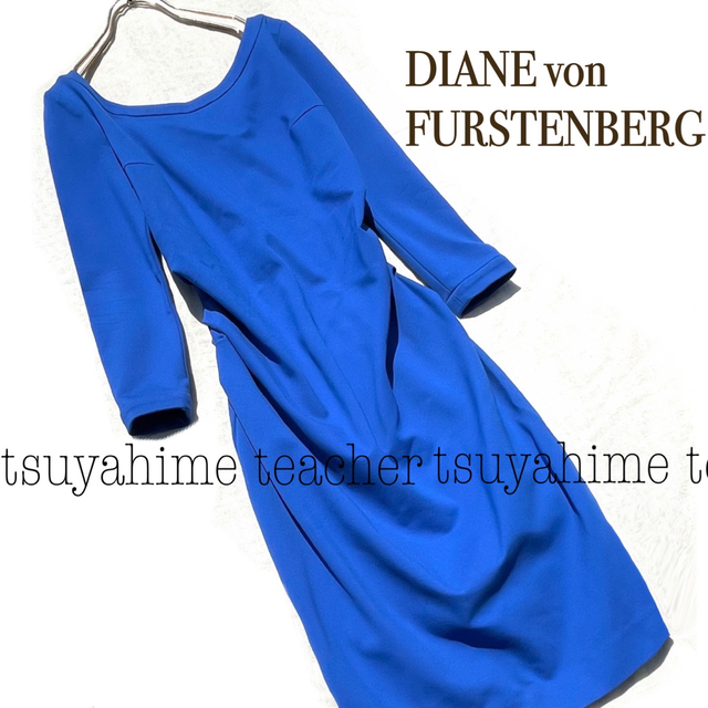 DIANE von FURSTENBERG - タイトワンピース 美シルエット タック ...