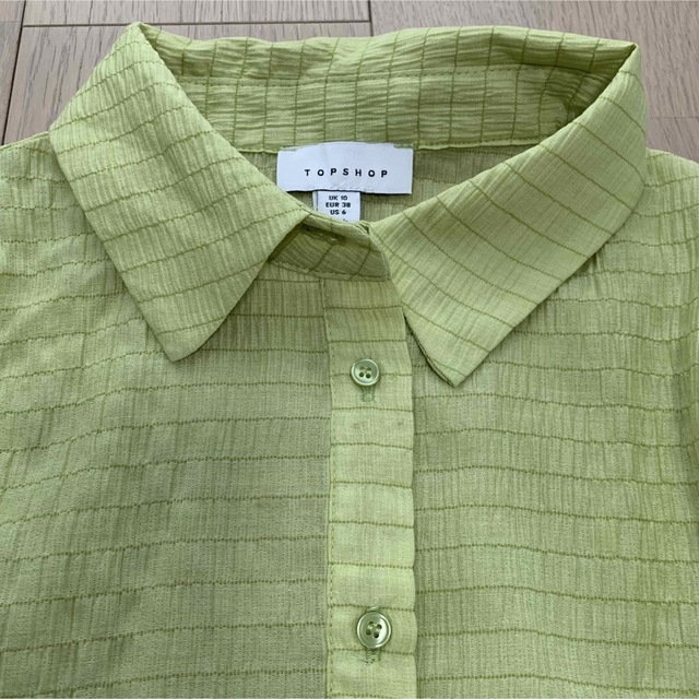 asos(エイソス)のAsos green blouse レディースのトップス(シャツ/ブラウス(長袖/七分))の商品写真