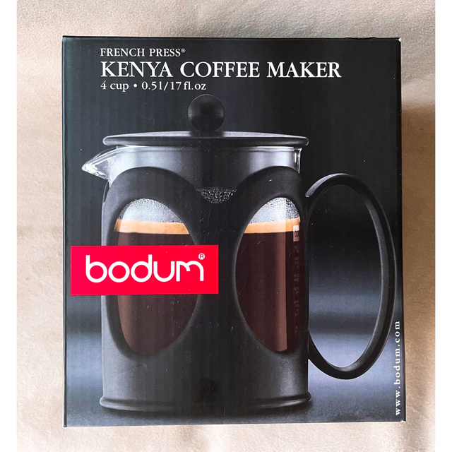 bodum(ボダム)のBODUM ボダム KENYA ケニヤ フレンチプレス コーヒーメーカー スマホ/家電/カメラの調理家電(コーヒーメーカー)の商品写真