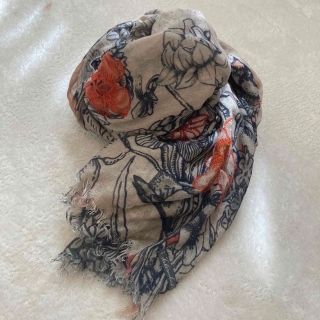 ファリエロサルティ(Faliero Sarti)のFaliero Sarti ストール　刺繍　新品未使用　保管袋付(ストール)