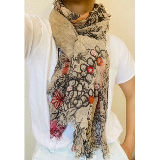 Faliero Sarti - Faliero Sarti ストール 刺繍 新品未使用 保管袋付の通販