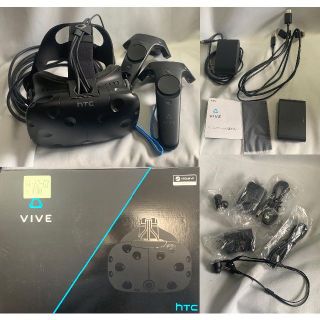 美品 HTC VIVE VRゴーグル + コントローラーセット #1(PC周辺機器)