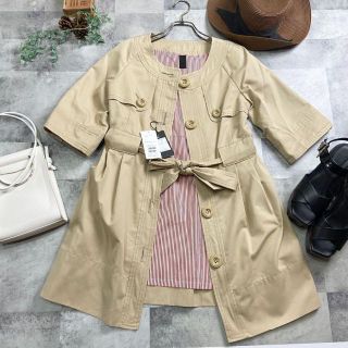 malla - 新品【malla】 ハンターブラウス トレンチコート風 半袖 タグ