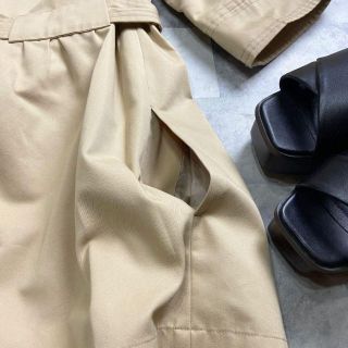 malla - 新品【malla】 ハンターブラウス トレンチコート風 半袖 タグ