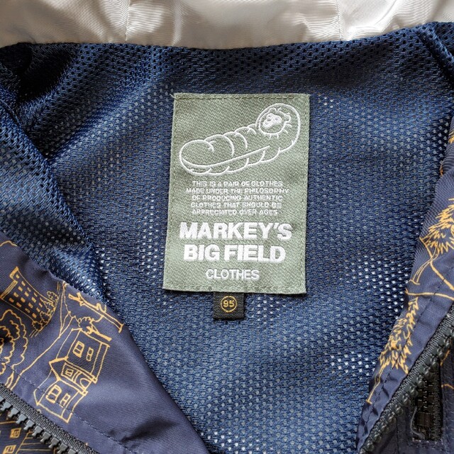 MARKEY'S(マーキーズ)の【tn様専用】MARKEY´S　ウィンドブレーカー　黒　サイズ95 キッズ/ベビー/マタニティのキッズ服男の子用(90cm~)(ジャケット/上着)の商品写真