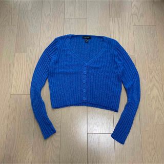 エイソス(asos)のASOS blue rib knot tops(ニット/セーター)