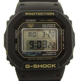 ジーショック(G-SHOCK)のカシオジーショック 35周年記念モデル 腕時計 デジタル クオーツ 黒(ラバーベルト)