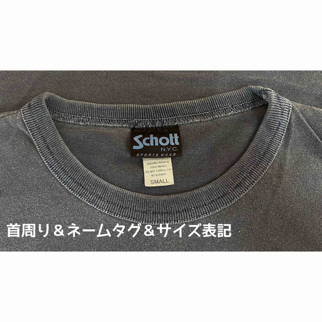 schott(ショット)のSchott Panther’s Gasoline プリントTシャツ 半袖T S メンズのトップス(Tシャツ/カットソー(半袖/袖なし))の商品写真