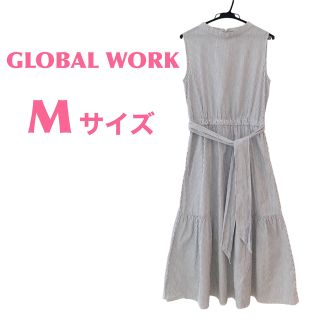 グローバルワーク(GLOBAL WORK)の【夏服】GLOBAL WORK グローバルワーク ウエストリボンベルトワンピース(ロングワンピース/マキシワンピース)