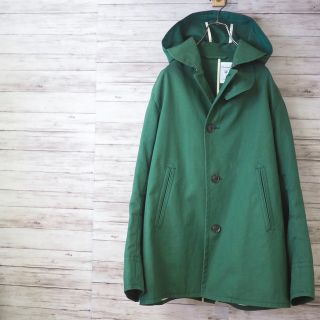 オーシバル(ORCIVAL)のORCIVAL 16SS コットンボンディング シングルコート-Green(ステンカラーコート)