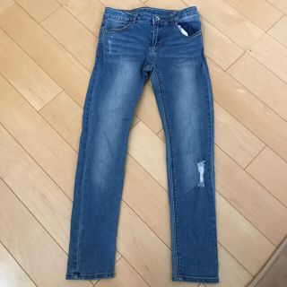 ザラ(ZARA)のZARA KIDS クラッシュスキニーデニム 140(パンツ/スパッツ)