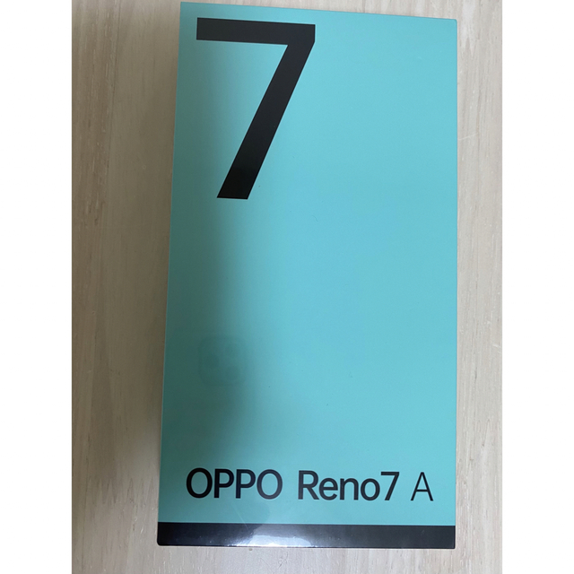 新品未開封　oppo reno7a ドリームブルー