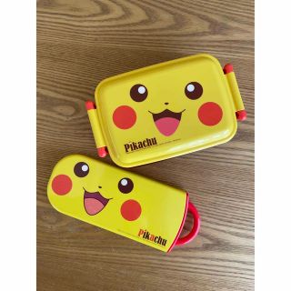 ポケモン(ポケモン)のピカチュウお弁当箱&トリオセット(弁当用品)